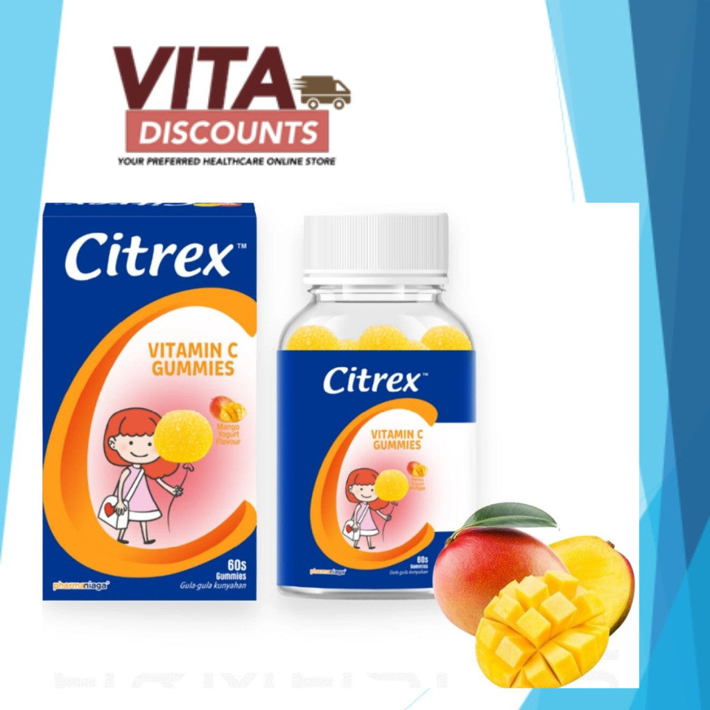 Citrex Vitamin C Gummies Flavour - Apple/Mango Yoghurt (60's)