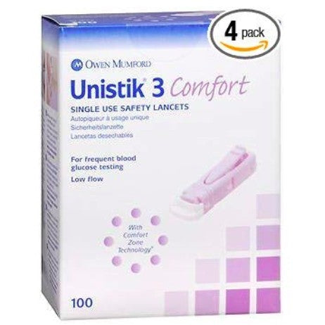 UNISTIK 3 COMFORT 28G 1.8MM 100S EXP04/2026