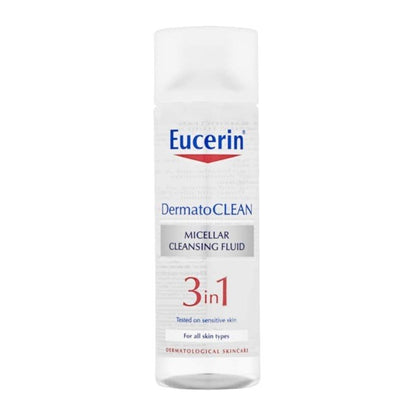 EUCERIN DERMATOCLEAN MICELLAR CLEANSING FLUID 3 IN 1 200ML