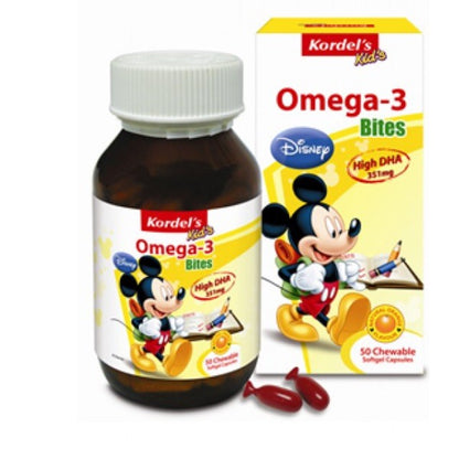 KORDEL’S KID’S OMEGA-3 BITES CAPS 50S EXP06/2020
