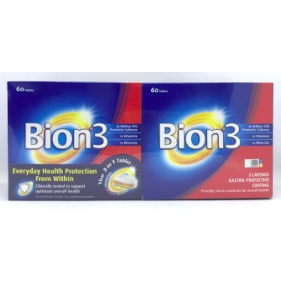 BION 3 TABS 60S PACK-OF-2 EXP01/2023