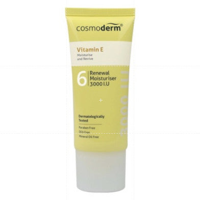 [RTC] [SAMPLE PACK] COSMODERM VITAMIN E RENEWAL MOISTURISER 3000IU 50ML