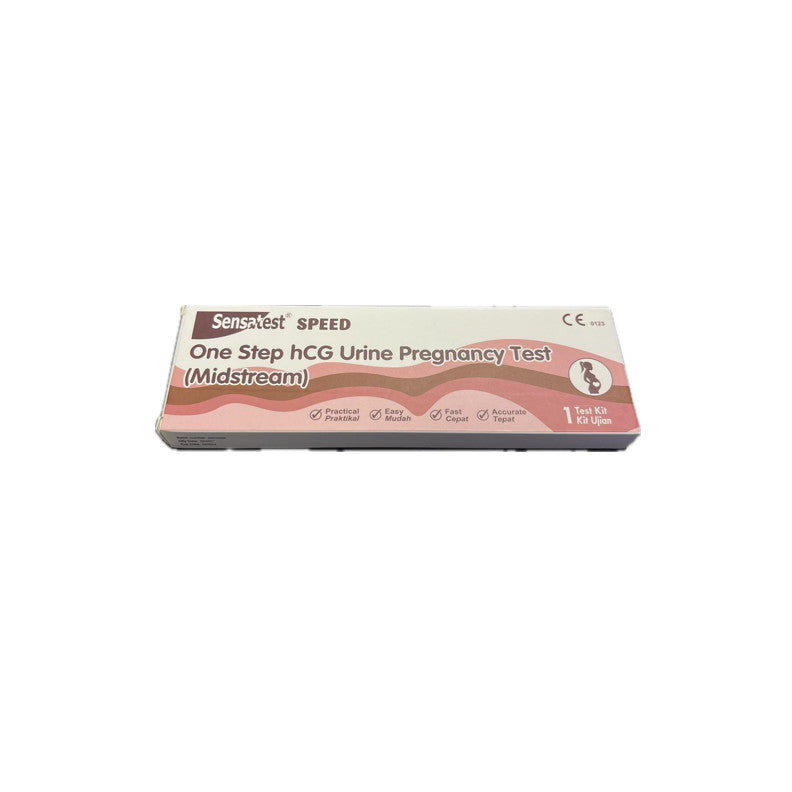 [RTC - EXP02/2024] SENSATEST SPEED ONE STEP HCG URINE PREGNANCY TEST (MIDSTREAM) 1S