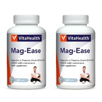 VITAHEALTH MAG-EASE TABS 60S PACK-OF-2