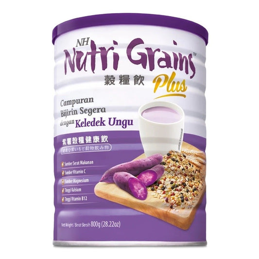 NH NUTRI GRAINS PLUS WITH PURPLE SWEET POTATO POWDER 800G EXP08/2025