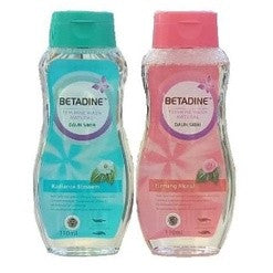 BETADINE FEMININE WASH NATURAL DAUN SIRIH FIRMING FLORAL / RADIANCE BLOSSOM 110ML EXP09/2023