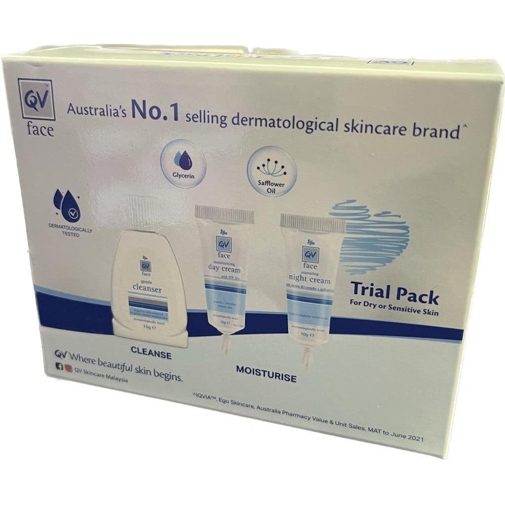 [RTC - EXP07/2023] QV FACE TRIAL PACK FOR DRY OR SENSITIVE SKIN