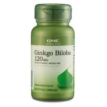 GNC GINKGO BILOBA 120MG SGCAPS 60S EXP11/2023