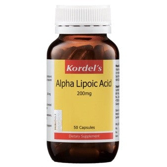 KORDEL'S ALPHA LIPOIC ACID 200MG CAPS 50S EXP06/2023