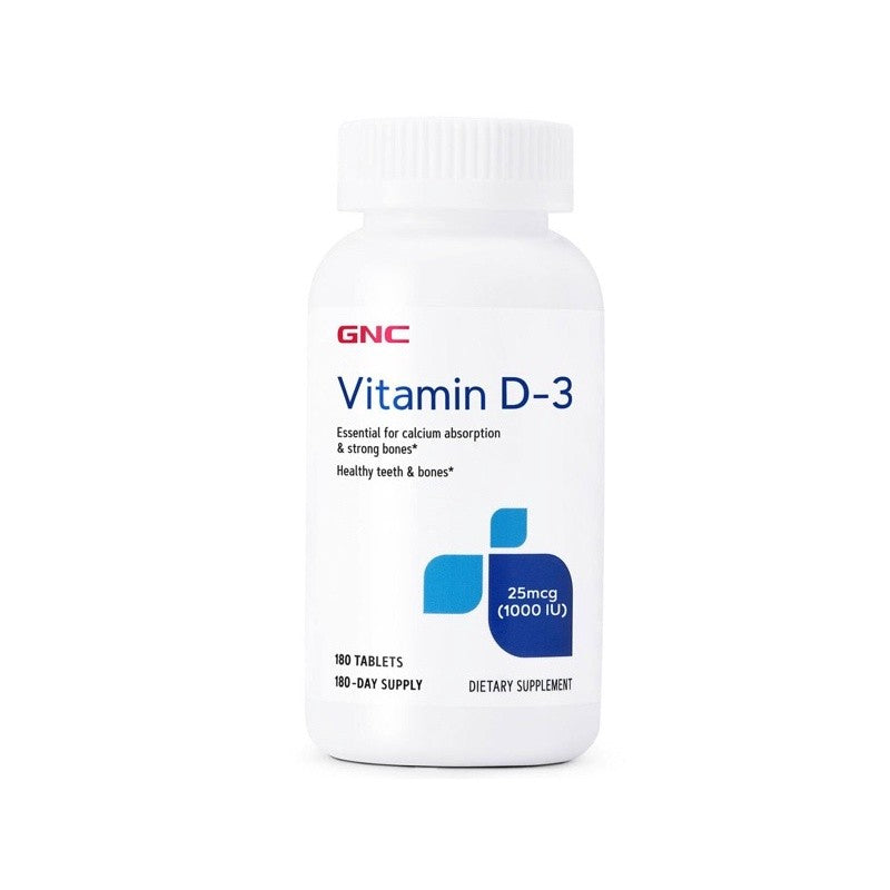 GNC VITAMIN D-3 1000IU TABS 180S EXP04/2024