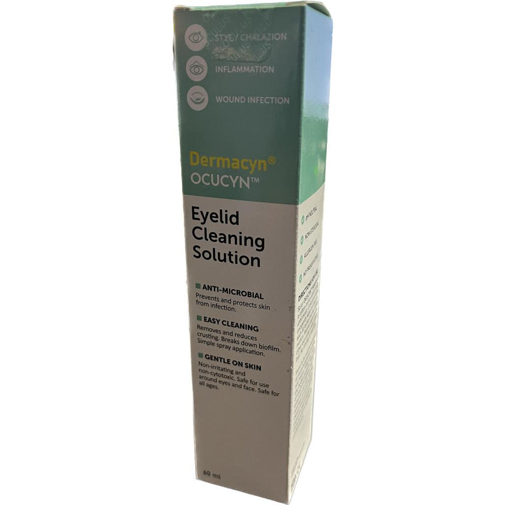[RTC - EXP10/2023] DERMACYN OCUCYN EYELID CLEANING SOLUTION 60ML