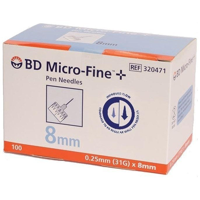 [RTC] BD MICRO-FINE PEN NEEDLES 8MM 31G 100S
