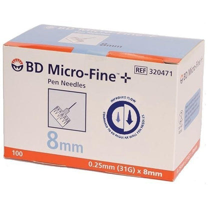 [RTC] BD MICRO-FINE PEN NEEDLES 8MM 31G 100S