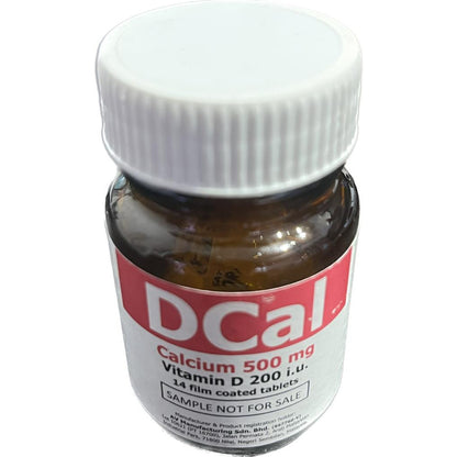 [RTC - EXP12/2023] [SAMPLE PACK] DCAL 500MG/200IU TABS 14S