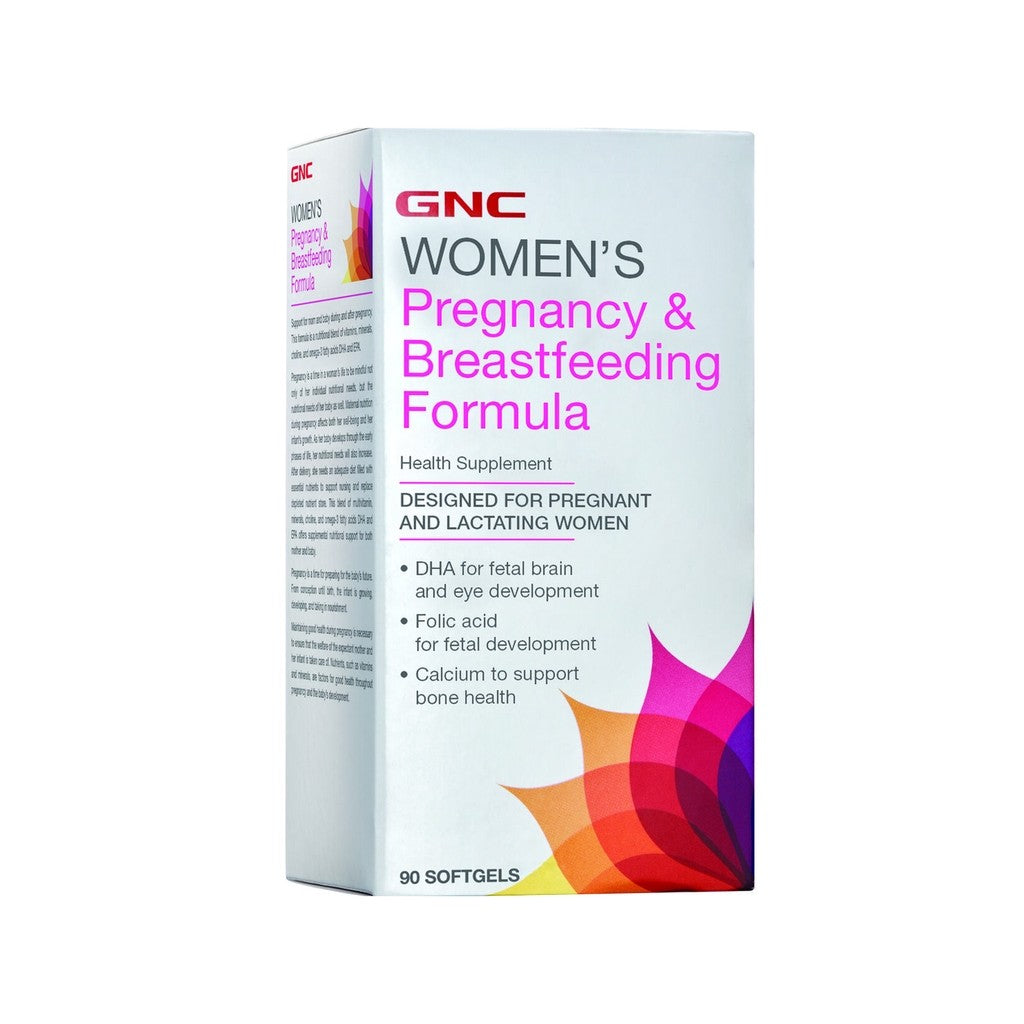 [EXTRA 1 GIFT] GNC PREGNANCY & BREASTFEEDING FORMULA SGELS 90S
