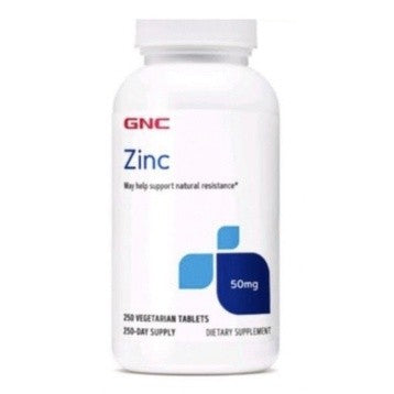 GNC ZINC 50MG TABS 250S EXP04/2025