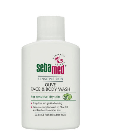 [RTC - EXP12/2023] [SAMPLE PACK] SEBAMED OLIVE FACE & BODY WASH 20ML