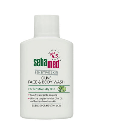 [RTC - EXP12/2023] [SAMPLE PACK] SEBAMED OLIVE FACE & BODY WASH 20ML