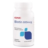 GNC BIOTIN 600MCG TABS 120S EXP10/2023