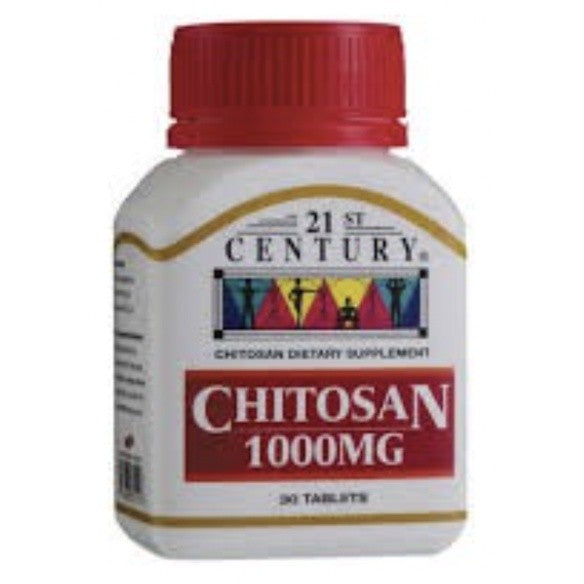 21ST CENTURY CHITOSAN 1000MG TABS 30S