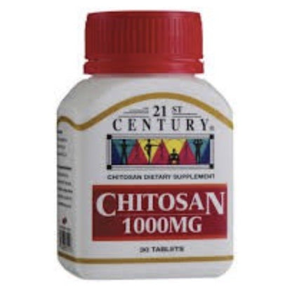 21ST CENTURY CHITOSAN 1000MG TABS 30S
