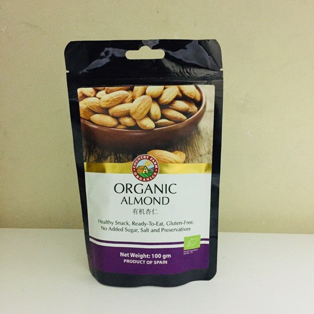 COUNTRY FARM ORGANICS ORGANIC ALMOND 100G