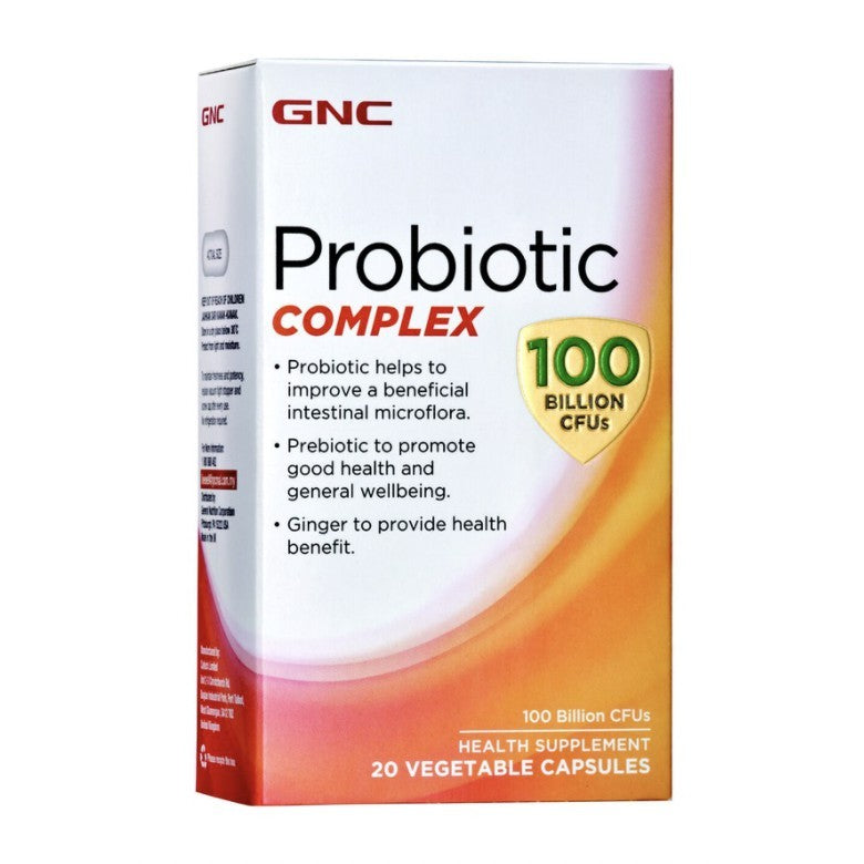 GNC PROBIOTIC COMPLEX 100B CFUS VCAPS 20S