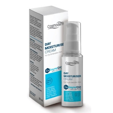 COSMODERM COQ10 DAY MOISTURISER CREAM 30ML