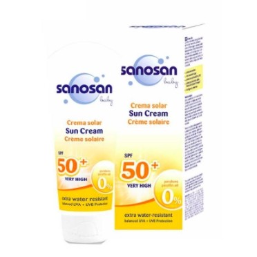 [RTC - EXP12/2022] SANOSAN BABY SUN CREAM SPF50+ 75ML