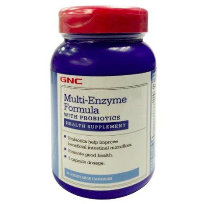 GNC MULTI-ENZYME FORMULA VCAPS 90S MFG06/2020