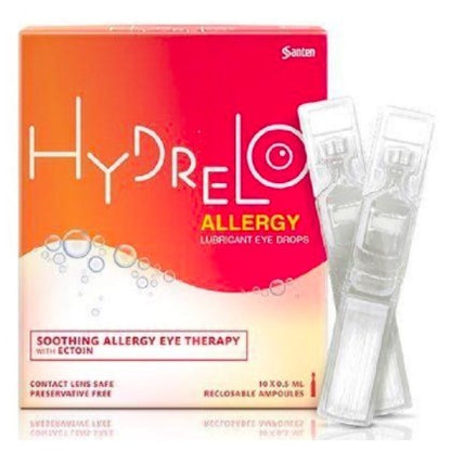 [RTC - EXP05/2023] HYDRELO ALLERGY LUBRICANT EYE DROPS 0.5ML 10S