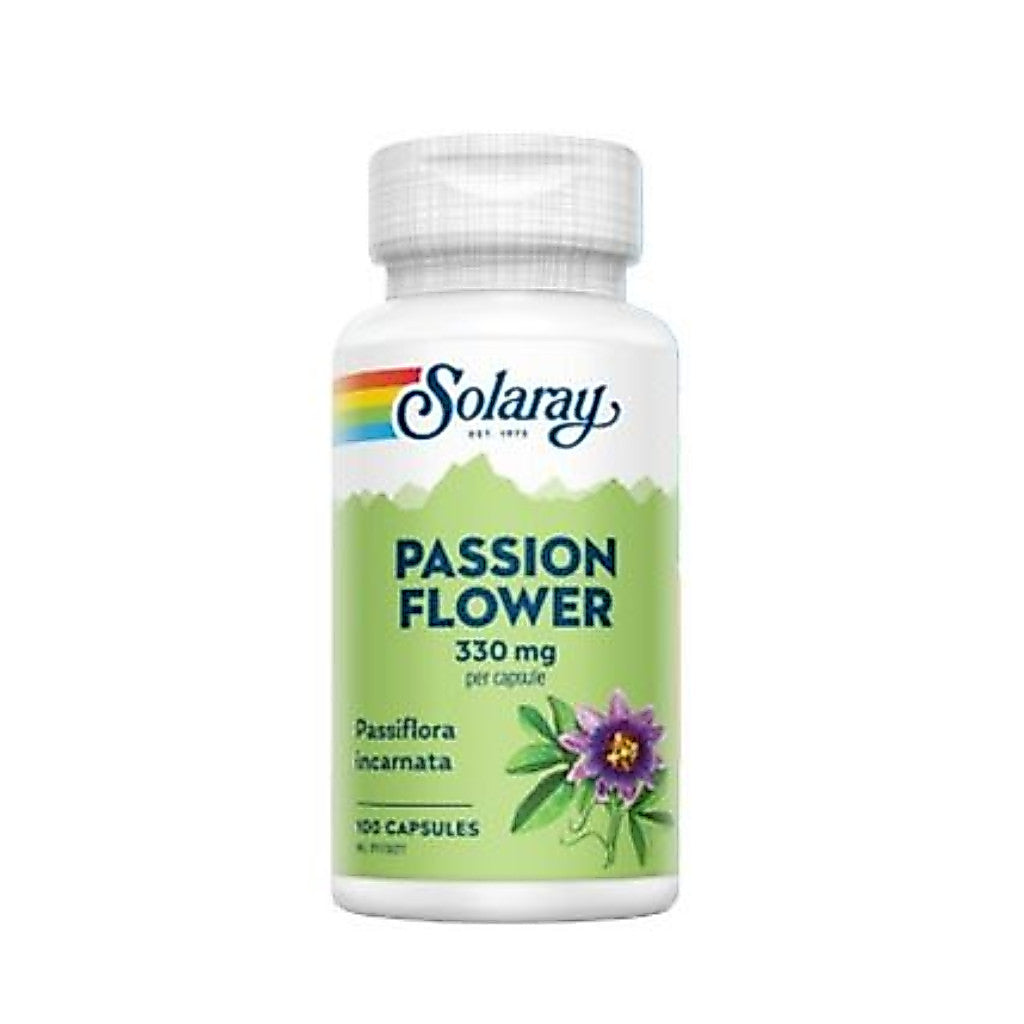 Solaray Passion Flower 330mg Caps (100's) [Exp 06/2027]
