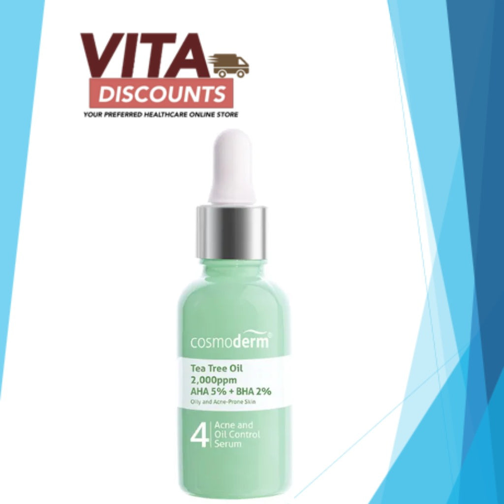 [RTC] [SAMPLE PACK] COSMODERM TEA TREE OIL ACNE AND OIL CONTROL SERUM 30ML