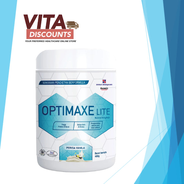 [RTC - MISSING LABEL] CRITICARE OPTIMAXE LITE POWDER VANILLA 400G