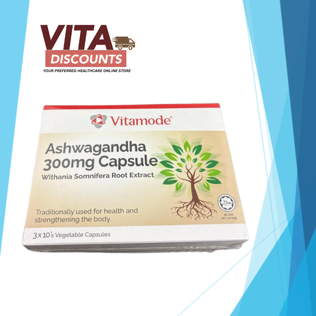 [RTC - EXP07/2026] VITAMODE ASHWAGANDHA 300MG CAPS 30S