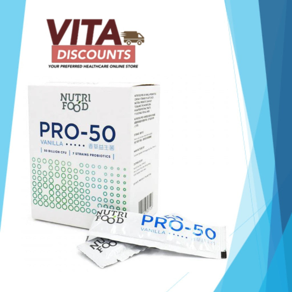 [REDUCED EXP07/2025] NUTRIFOOD PRO-50 V 50BIU POWDER 5G 30S