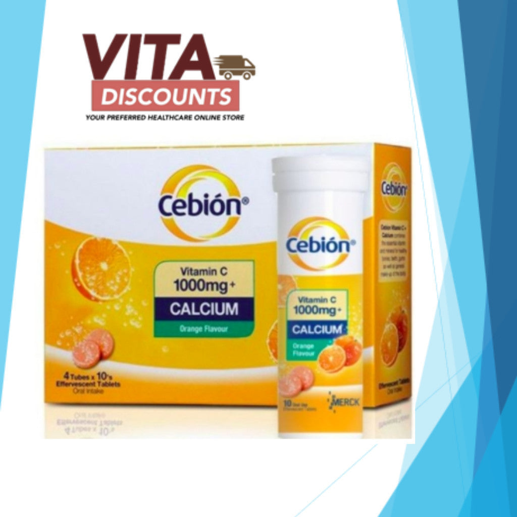 Cebion Vitamin C 1000mg + Calcium Etabs (40's) [Exp 03/2027]