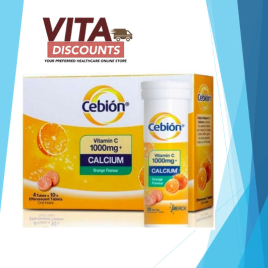 Cebion Vitamin C 1000mg + Calcium Etabs (40's) [Exp 03/2027]