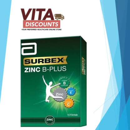 Surbex Zinc B-Plus Tabs Small Pack (10's) [Exp 07/2027]