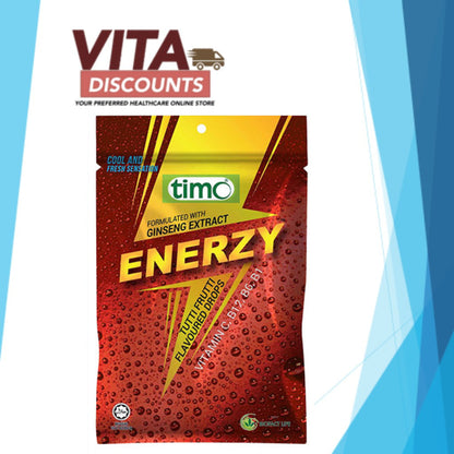 Timo Enerzy Tutti Fruitti Flavoured Drops (15's)