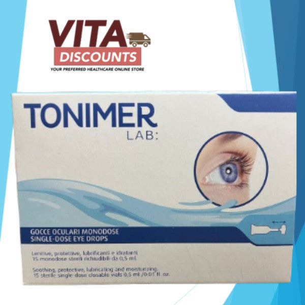 Tonimer Lab: Single-Dose Eye Drops (0.5ml x 15's) [Exp 02/2028]