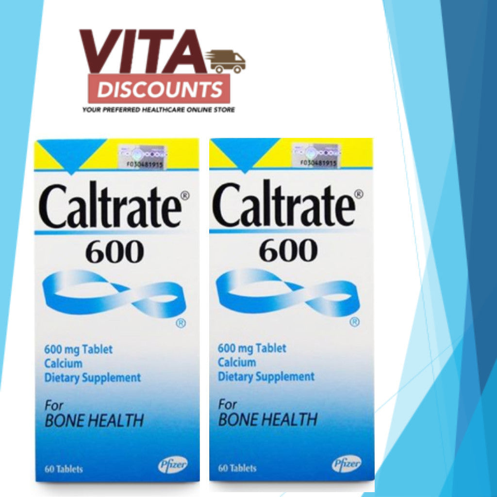 Caltrate 600 Tabs (60's x 2 Pack)