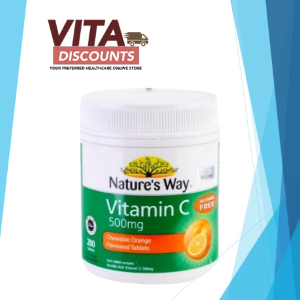 Nature's Way Vitamin C 500mg Ctabs (200's)