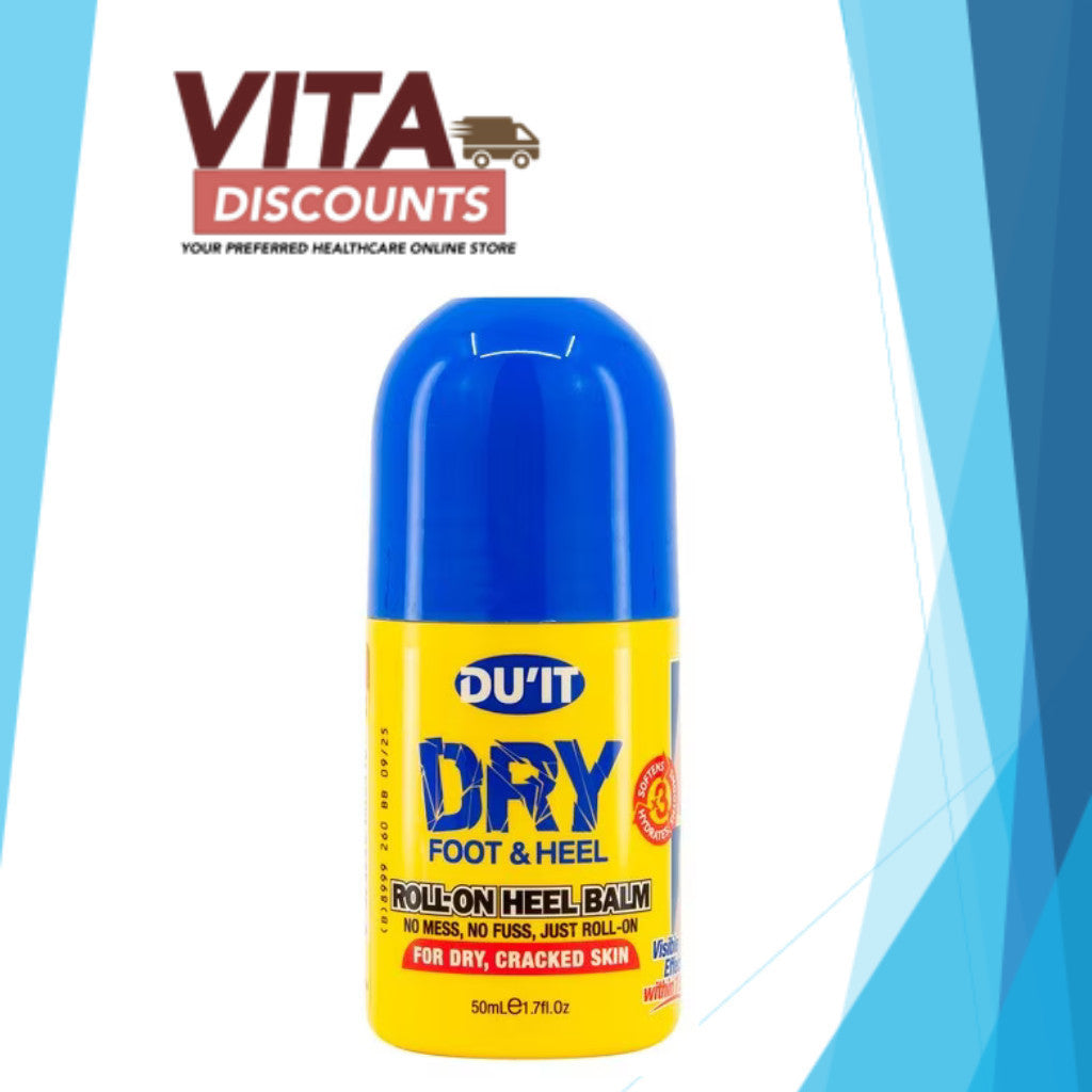 Du'It Dry Foot & Heel Roll-On Heel Balm (50ml) [Exp 11/2028]