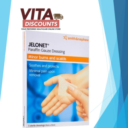 Smith&Nephew Jelonet (10 x 10cm x 5's) [Exp 05/2027]