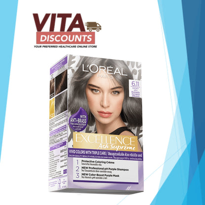 Loreal Excellence Creme/Fashion/Ash Supreme Ranges Hair Color