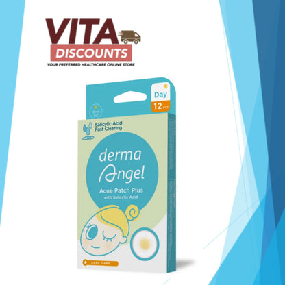 Derma Angel Acne Patch Plus With Salicylic Acid Day (12's) [Exp 10/2028]