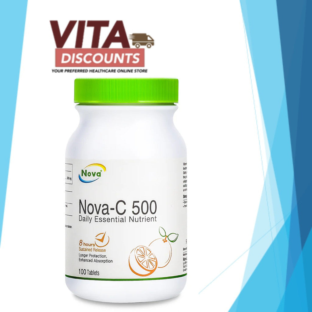 Nova Nova-C 500 500mg Tabs (100's) [Exp 10/2027]  [Extra 1 Gift]