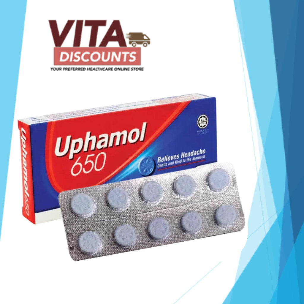 Uphamol 650mg Tabs One Strip (10's) [Exp 02/2027]