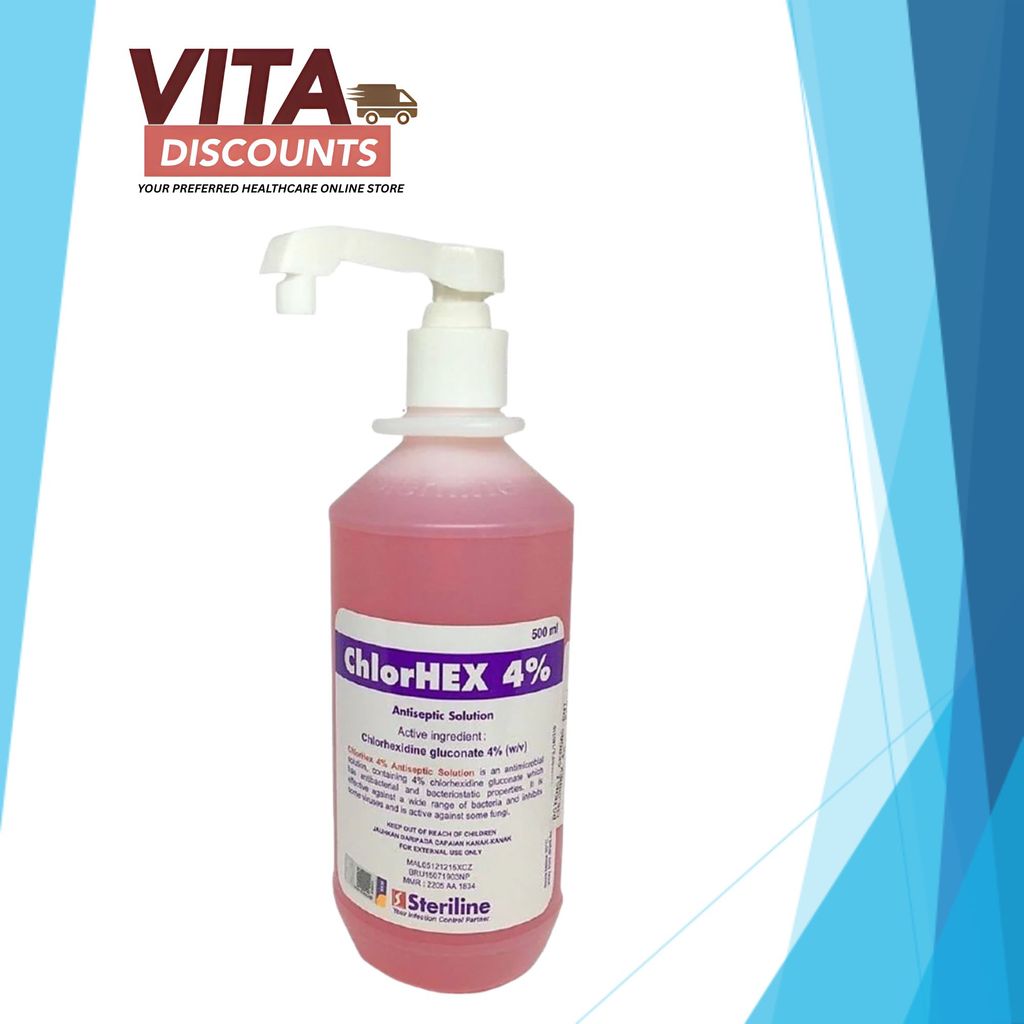 Chlorhex 4% Solution (500ml) [Exp 01/2028]